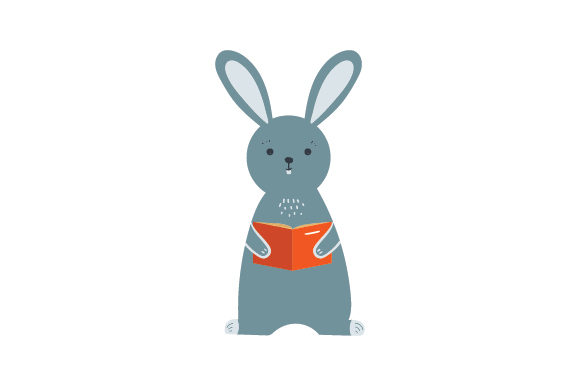 Bunny Reading a Book: Crafts for School Amp