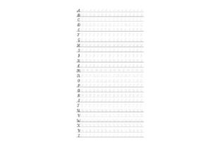 Handwriting Practice Sheet - Uppercase for Crafts & School Amp