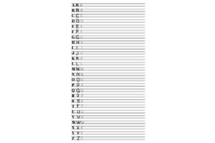 Handwriting Practice Sheet Uppercase for Crafts & School Amp