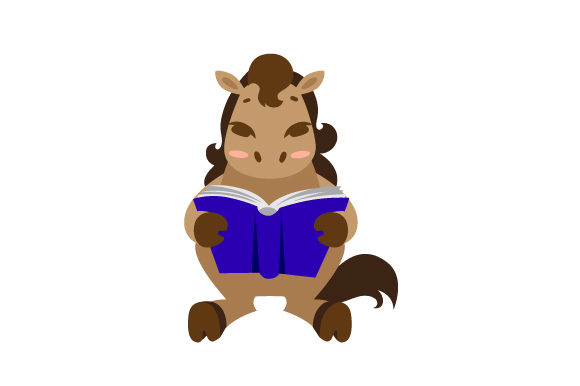 Horse Reading Book for Crafts & School Amp Projects