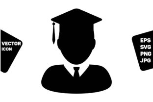 Review: Academic Icon Vector Male Student Person for Embroidery