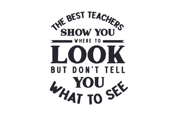 Teachers Show Where to Look: A Designer's Review